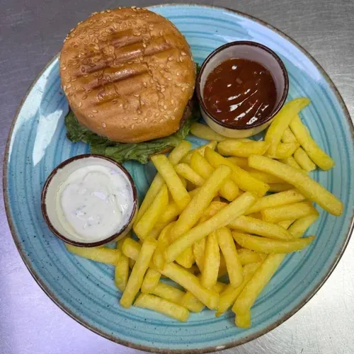 Burger cu carne de vita