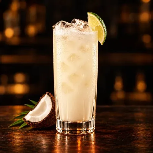 Gin Fizz cu cocos